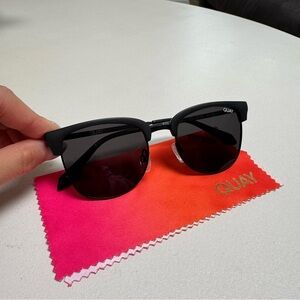 Quay Australia Evasive Black Polarized Sunglasses